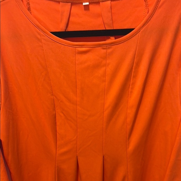 Elegant Orange Dress - Picture 5 of 5